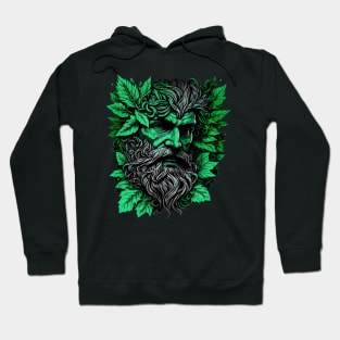 Jack Of The Wood Traditional Pagan Celtic Greenman Hoodie